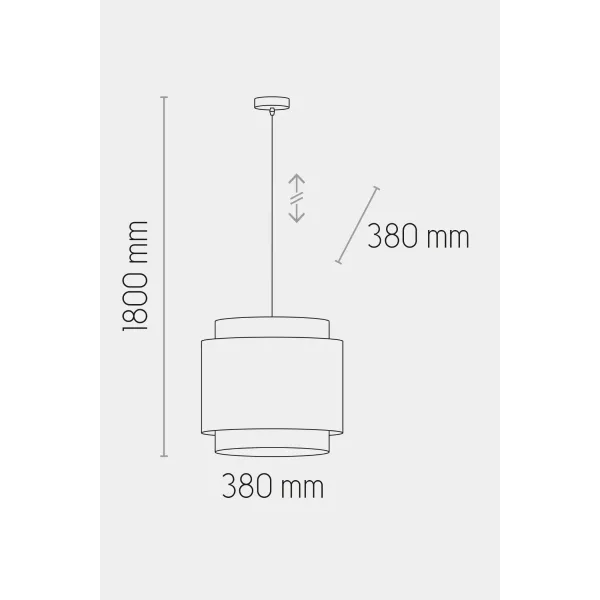Подвесной светильник в стиле прованс BOHO Підвісна 380 TK Lighting в кухню, спальню в цвете белый