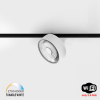 IN_LINE SOL TW, D95mm, H33mm, LED 13W, TW DIM: 2700K(881Lm)-6500K(1025Lm), 48V DC, IP20, чорний/білий (06.9533.13.TW.BK + SOL RING GRAIN WHITE)