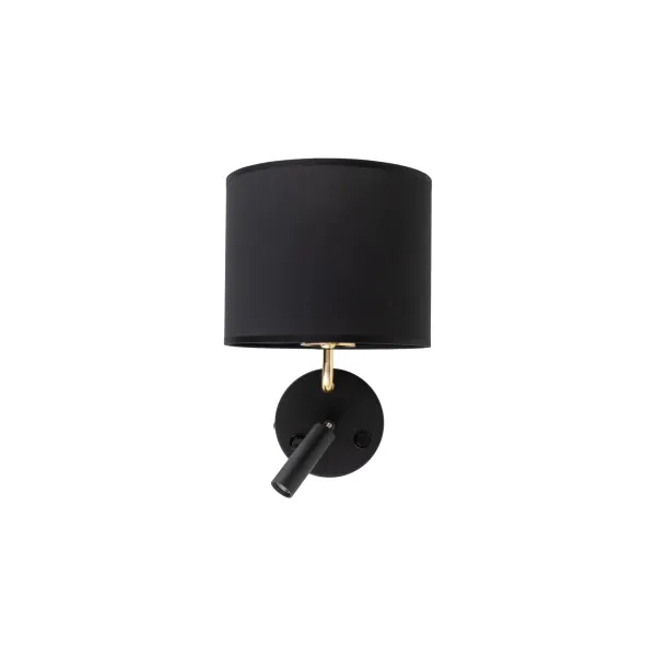 Бра настенное в спальню и гостиную RICHI BLACK/GOLD Бра TK Lighting в стиле модерн