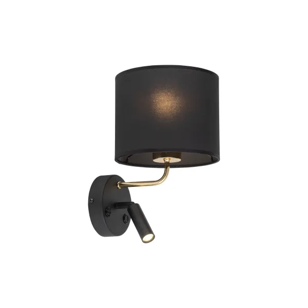 Бра настенное в спальню и гостиную RICHI BLACK/GOLD Бра TK Lighting в стиле модерн