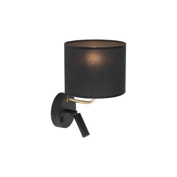 Бра настенное в спальню и гостиную RICHI BLACK/GOLD Бра TK Lighting в стиле модерн