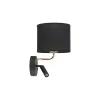 Бра настенное в спальню и гостиную RICHI BLACK/GOLD Бра TK Lighting в стиле модерн