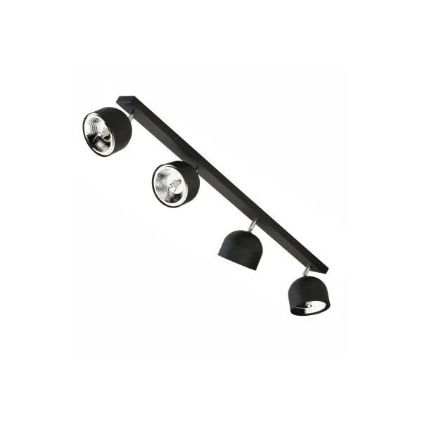 Светильник потолочный ALTEA BLACK 4 TK Lighting в гостиную, кухню в стиле хай-тек