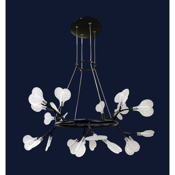 Купить Люстра 918LP271-24 BK+CL