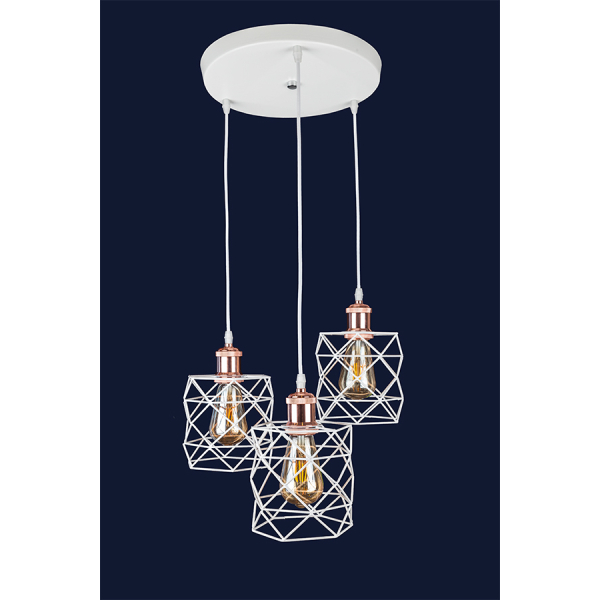 Купить Підвісний світильник 756PR105F-3 WH+RG (300)