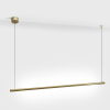 Светильник подвесной SLIMLINE, L1031mm, D18mm, LED 8W, 3000К, 48V, латунь (10.1811.8.930.BR)