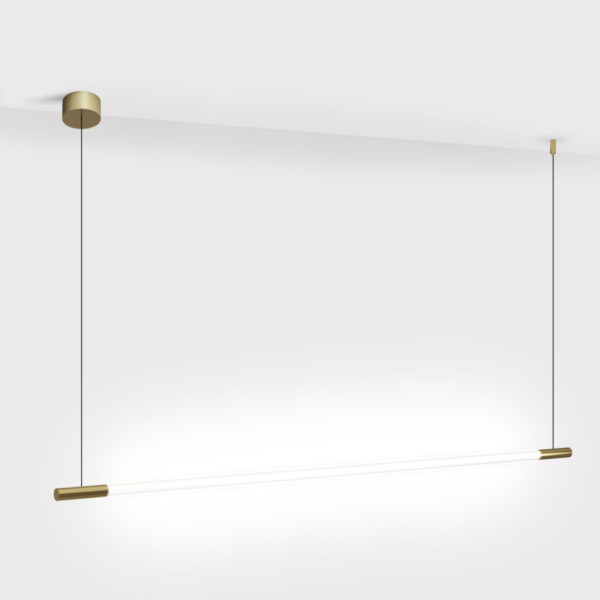 Светильник подвесной SLIMLINE, L1031mm, D18mm, LED 8W, 3000К, 48V, латунь (10.1811.8.930.BR)