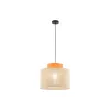Подвесной светильник в стиле скандинавский DUO JUTA ORANGE 1 TK Lighting в кухню, спальню в цвете черный