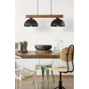 Подвесной светильник в стиле скандинавский OSLO LAMPA 2 TK Lighting в спальню, кабинет в цвете коричневый, черный