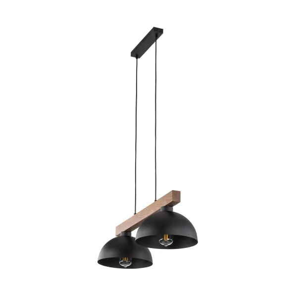 Подвесной светильник в стиле скандинавский OSLO LAMPA 2 TK Lighting в спальню, кабинет в цвете коричневый, черный