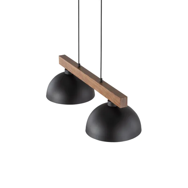 Подвесной светильник в стиле скандинавский OSLO LAMPA 2 TK Lighting в спальню, кабинет в цвете коричневый, черный