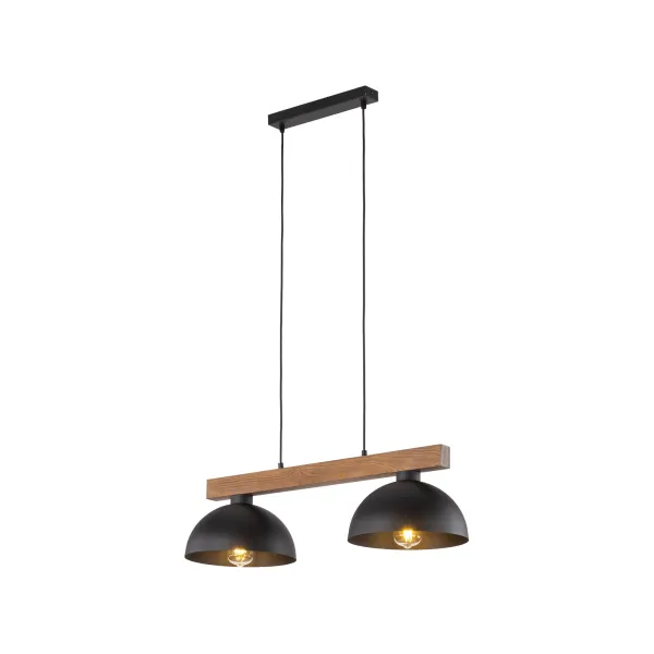 Подвесной светильник в стиле скандинавский OSLO LAMPA 2 TK Lighting в спальню, кабинет в цвете коричневый, черный