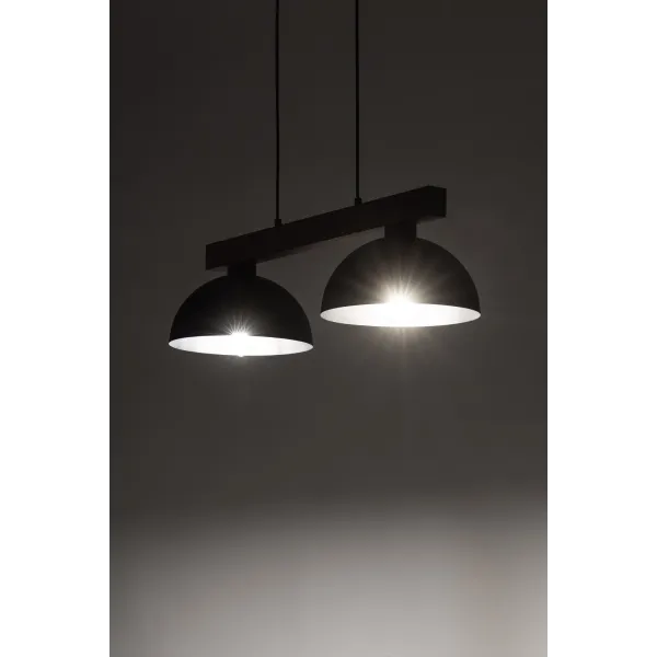Подвесной светильник в стиле скандинавский OSLO LAMPA 2 TK Lighting в спальню, кабинет в цвете коричневый, черный
