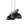 Подвесной светильник в стиле скандинавский OSLO LAMPA 2 TK Lighting в спальню, кабинет в цвете коричневый, черный