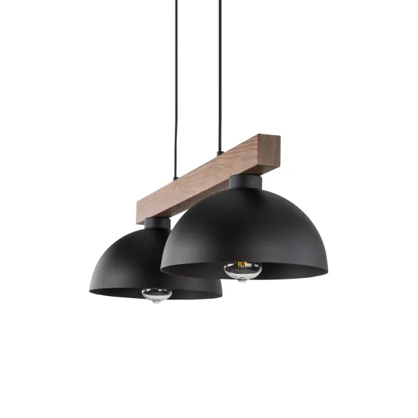 Подвесной светильник в стиле скандинавский OSLO LAMPA 2 TK Lighting в спальню, кабинет в цвете коричневый, черный