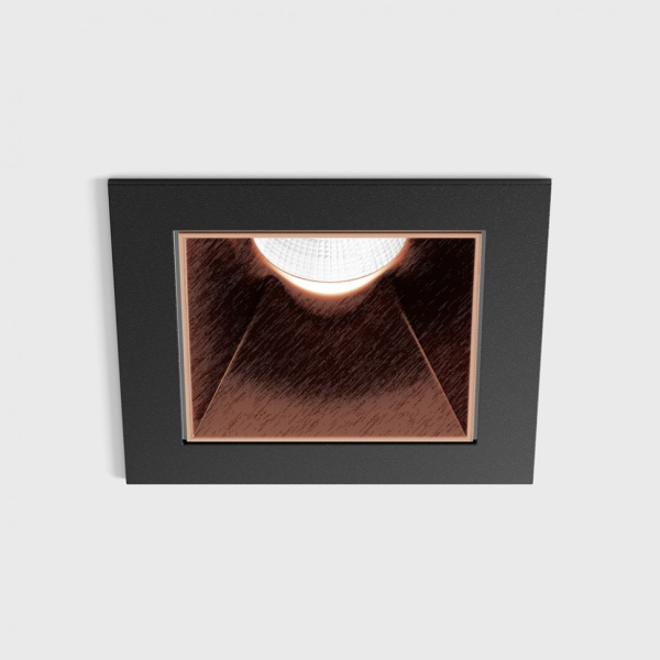 NANO S, L48мм, W48мм, H67мм, LED 8W 4000K, черный-медный (01.3911.8.940.BK + 01.A391.CP)