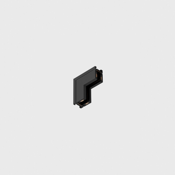 З'єднувач накладної PICO_LINE CORNER S IN, чорний (16.S90IN.BK)