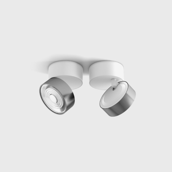 SOL SURF MINI, D75mm, H70mm, LED 7W 4000K, білий/хром (02.7526.7.940.WH + SOL M RING CHROME)