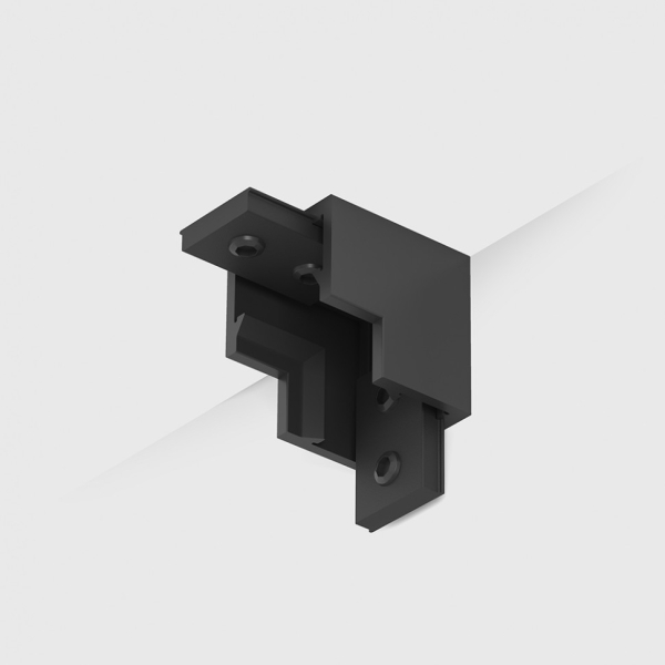 З'єднувач накладної стеля-стіна внутрішній MINI_LINE42 CORNER S IN, L25mm, W25mm, H13.5mm, чорний (07.S90IN.BK)
