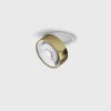 SOL IN, D95mm, H33mm, LED 14W 4000K, білий/латунь (01.9533.14.940.WH + SOL RING BRASS)