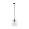 Подвесной светильник в стиле хай-тек VIBE TRANSPARENT LAMPA WISZACA 1 300 TK Lighting в кухню, спальню в цвете черный