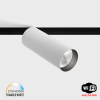 IN_LINE TUB M A 140 TW, D52mm, H140mm, LED 18W, TW DIM: 2700K(1140Lm)-6500K(1386Lm), 48V DC, IP20, білий (06.0514.18.TW.WH)