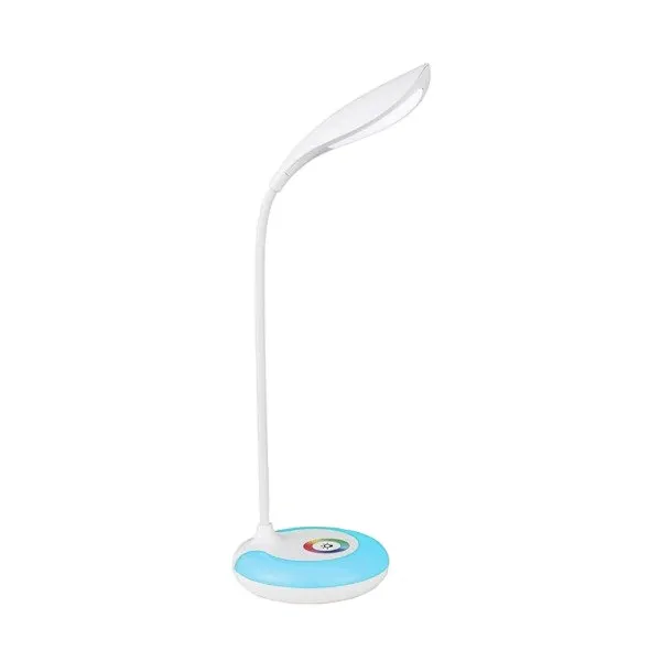 Table lamp  H1832 LED 5W 280LM 4000K metal white and wood body