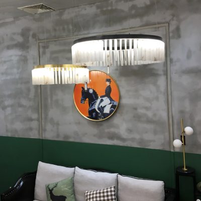 Люстра світлодіодна Підвісна KLARISSA D80 у вітальню сучасна LED