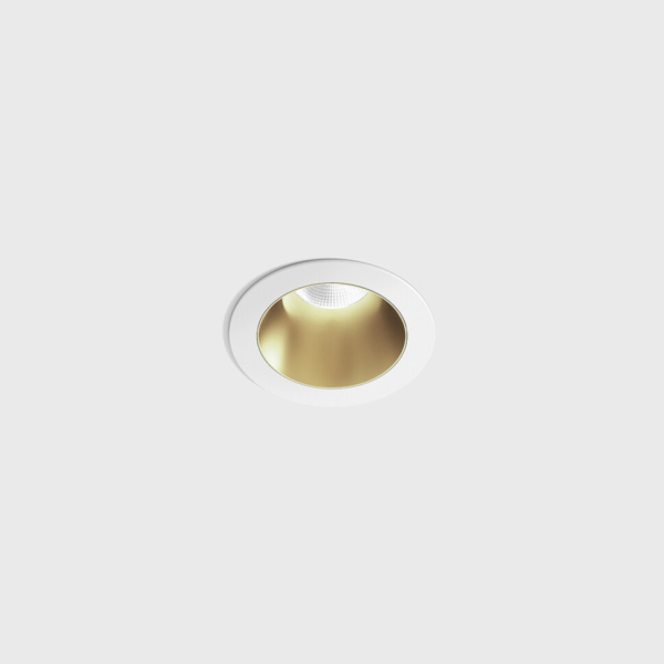 NANO R, D48мм, H67мм, LED 8W 2700K, латунь-белый (01.3910.8.927.WH + 01.A390.BR)