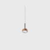 SOL MINI P NANO, D75mm, H135mm, 7W LED, 24°, 3000K, IP20, чорний/мідь (03.7532.7.930.BK/CP)
