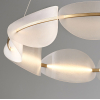 Підвісна світлодіодна люстра KEARNEY D108 D56 White у вітальню  LED