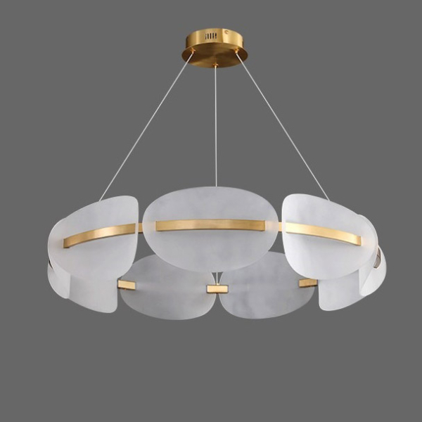Підвісна світлодіодна люстра KEARNEY D108 D56 White у вітальню  LED