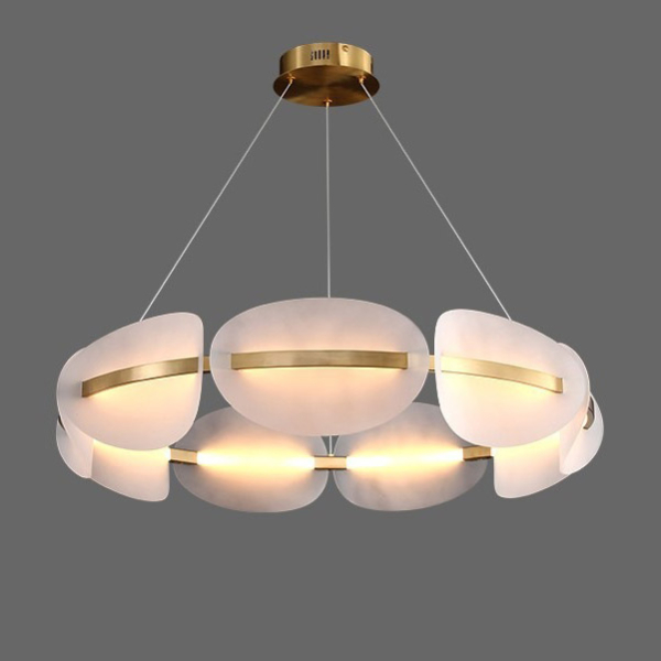 Підвісна світлодіодна люстра KEARNEY D108 D56 White у вітальню  LED