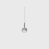 SOL MINI P NANO, D75mm, H135mm, 7W LED, 24°, 3000K, IP20, чёрный/хром (03.7531.7.930.BK/CRG)