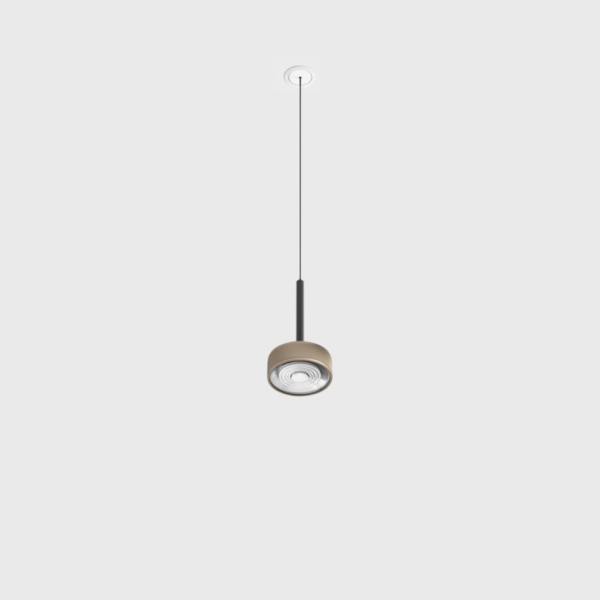 SOL MINI P NANO, D75mm, H135mm, 7W LED, 24°, 4000K, IP20, чёрный/sahara beige (03.7532.7.940.BK/SBG)