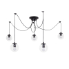Купить подвесной светильник 756pr1505f-5 BK + CL
