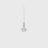 SOL MINI P NANO, D75mm, H135mm, 7W LED, 24°, 3000K, IP20, чёрный/белый (03.7532.7.930.BK/WHG)