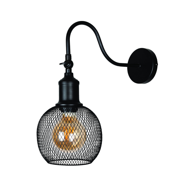Бра настенное 907W011F3-1 BK levistella в стиле лофт