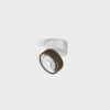 SOL SURF MINI, D75mm, H70mm, LED 7W, 4000K, білий/мідь (02.7526.7.940.WH + SOL M RING GRAIN COPPER)