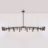 Люстра  світлодіодна  Люстра POP P40 Chandelier 24 лампи D180 Mod.B Black у вітальню  LED Deprimo купити 53504грн.