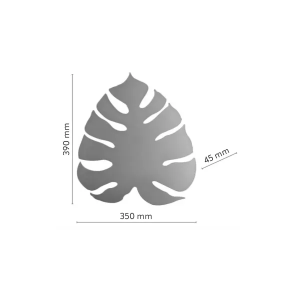 Бра настенное в спальню и гостиную MONSTERA WHITE G9 TK Lighting в стиле флористика