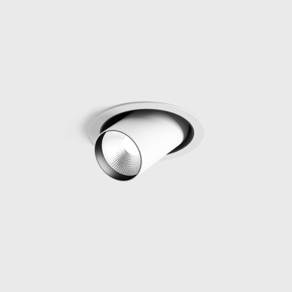 TUB M OUT NB, D52mm, H60mm, LED 9W 3000K, 6°, IP20, белый (01.0596.9.930.WH)