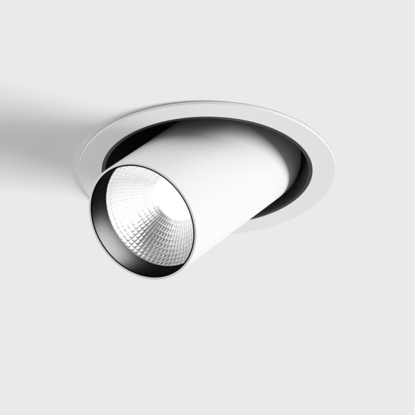 TUB M OUT NB, D52mm, H60mm, LED 9W 3000K, 6°, IP20, белый (01.0596.9.930.WH)