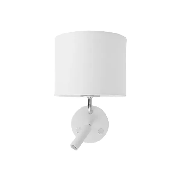 Бра настенное в спальню и гостиную RICHI Бра білий-срібло TK Lighting в стиле модерн