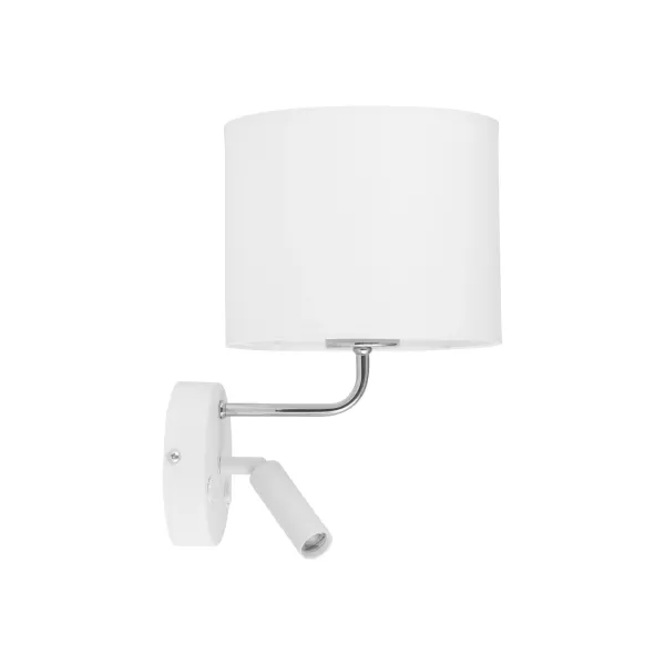 Бра настенное в спальню и гостиную RICHI Бра білий-срібло TK Lighting в стиле модерн