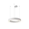 Подвесной светильник в стиле хай-тек MARCO PENDANT 100 CCT WH + REMOTE CONTROL Azzardo в гостиную, кухню в цвете белый