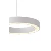 Подвесной светильник в стиле хай-тек MARCO PENDANT 100 CCT WH + REMOTE CONTROL Azzardo в гостиную, кухню в цвете белый