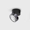 SOL SURF, D95mm, H78mm, LED 14W 3000K, чорний/diamond black (02.9533.14.930.BK + SOL RING DIAMOND BLACK)