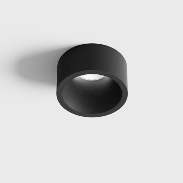 INVISIBLE MINI OUT, D55mm, H58mm, LED 6.3W, 4000K, чёрный (01.2203.7.940.BK)