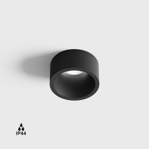 INVISIBLE MINI OUT, D55mm, H58mm, LED 6.3W, 4000K, чёрный (01.2203.7.940.BK)